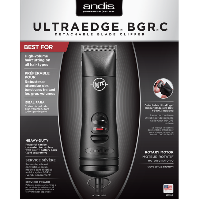 BGRC Detachable Blade Clipper Andis CosmoProf